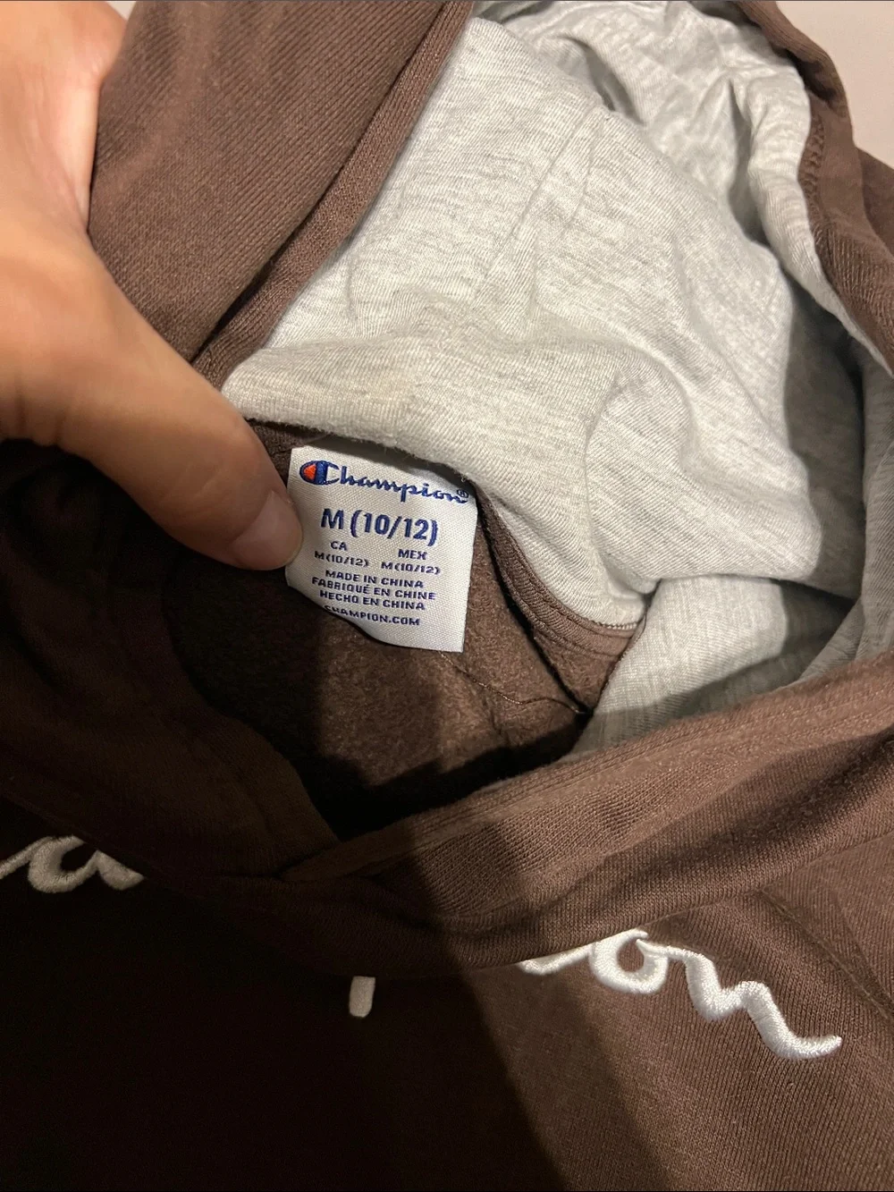 Boys champions hoodie